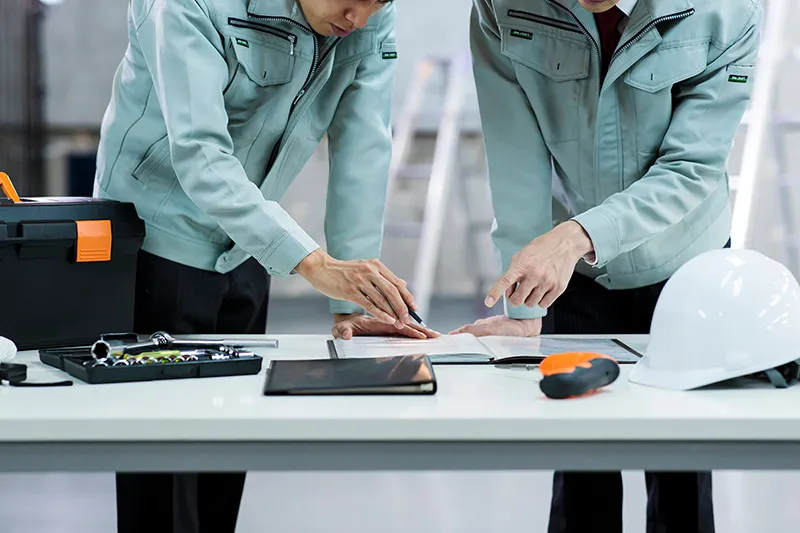 職人集団によるこだわりの施工サービス